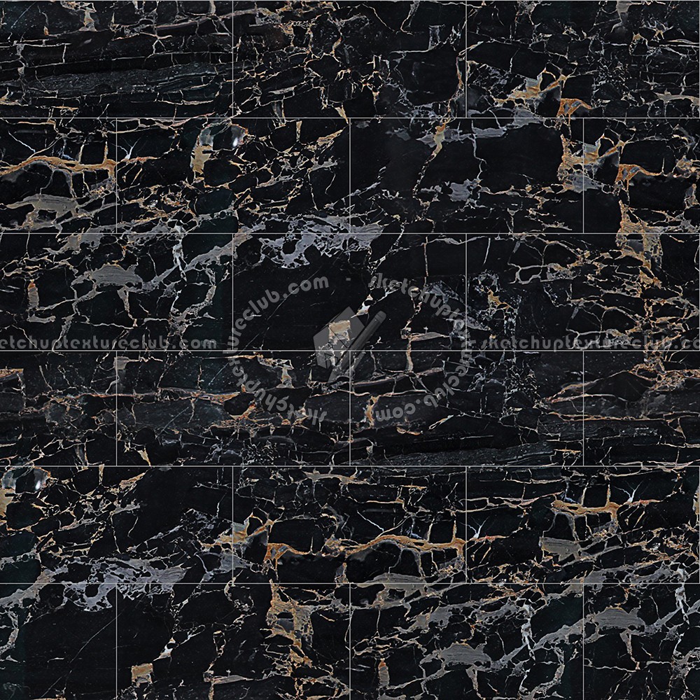 Textures   -   ARCHITECTURE   -   TILES INTERIOR   -   Marble tiles   -   Black  - Portoretto black marble tile texture seamless 14123 (seamless)
