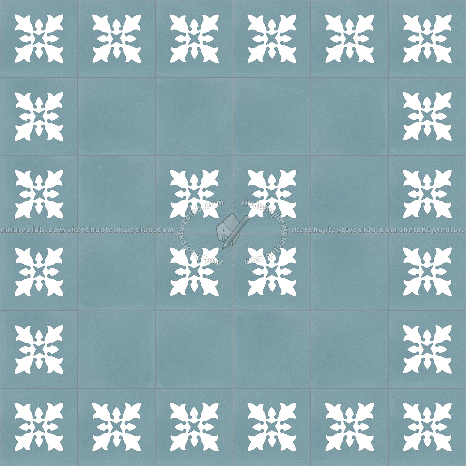 Textures   -   ARCHITECTURE   -   TILES INTERIOR   -   Cement - Encaustic   -   Encaustic  - Traditional encaustic cement ornate tile texture seamless 13447 (seamless)