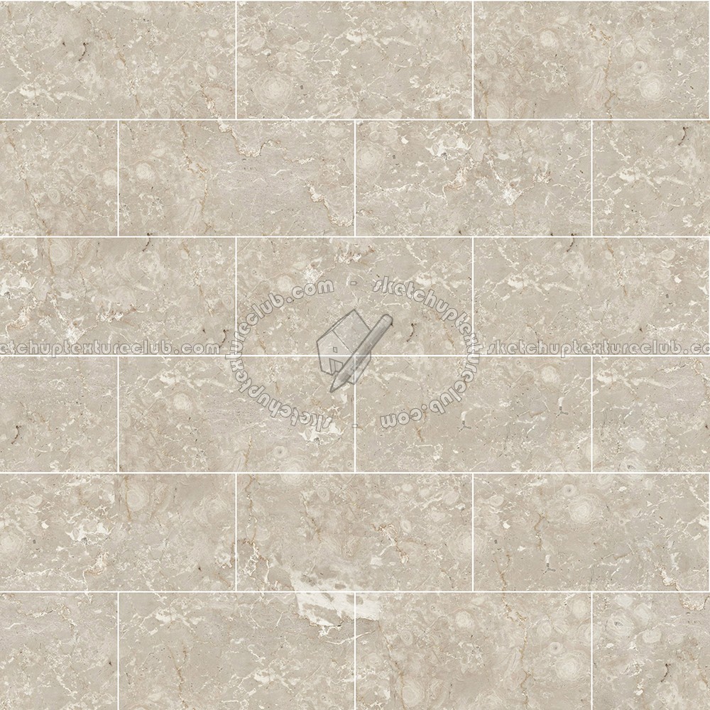 Textures   -   ARCHITECTURE   -   TILES INTERIOR   -   Marble tiles   -   Brown  - Botticino flowery marble tile texture seamless 14192 (seamless)