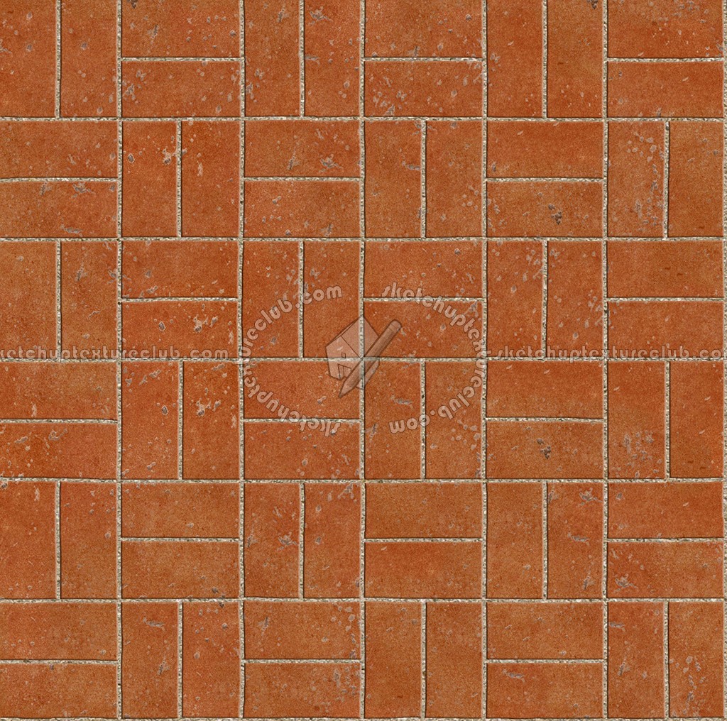 Textures   -   ARCHITECTURE   -   PAVING OUTDOOR   -   Terracotta   -   Blocks regular  - Cotto paving outdoor regular blocks texture seamless 06651 (seamless)