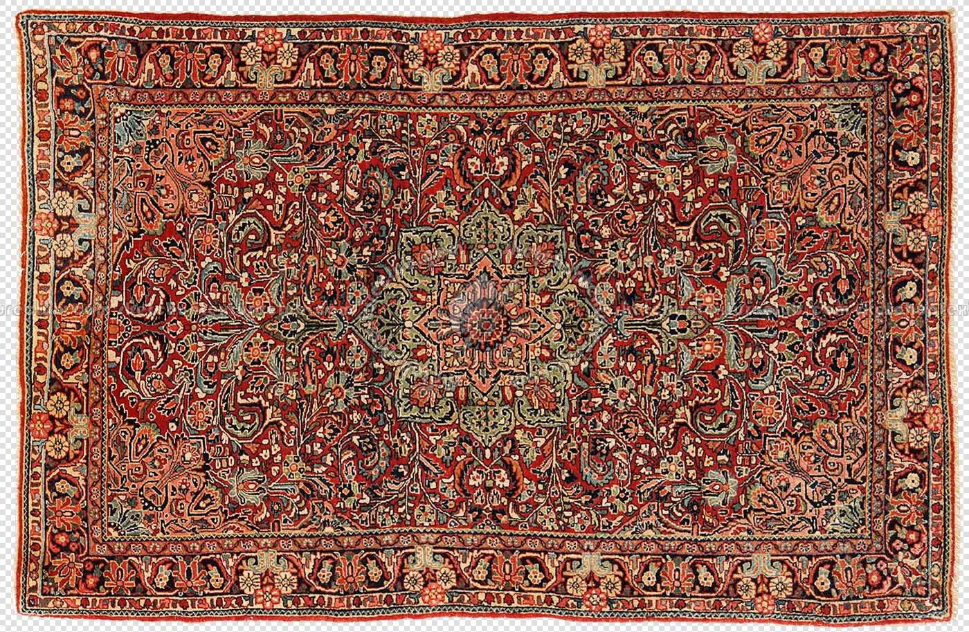 Textures   -   MATERIALS   -   RUGS   -   Persian &amp; Oriental rugs  - Cut out persian rug texture 20128