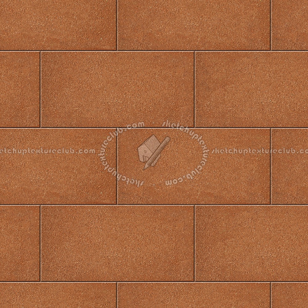 Textures   -   ARCHITECTURE   -   TILES INTERIOR   -   Terracotta tiles  - Terracotta red sandblasted tile texture seamless 16024 (seamless)