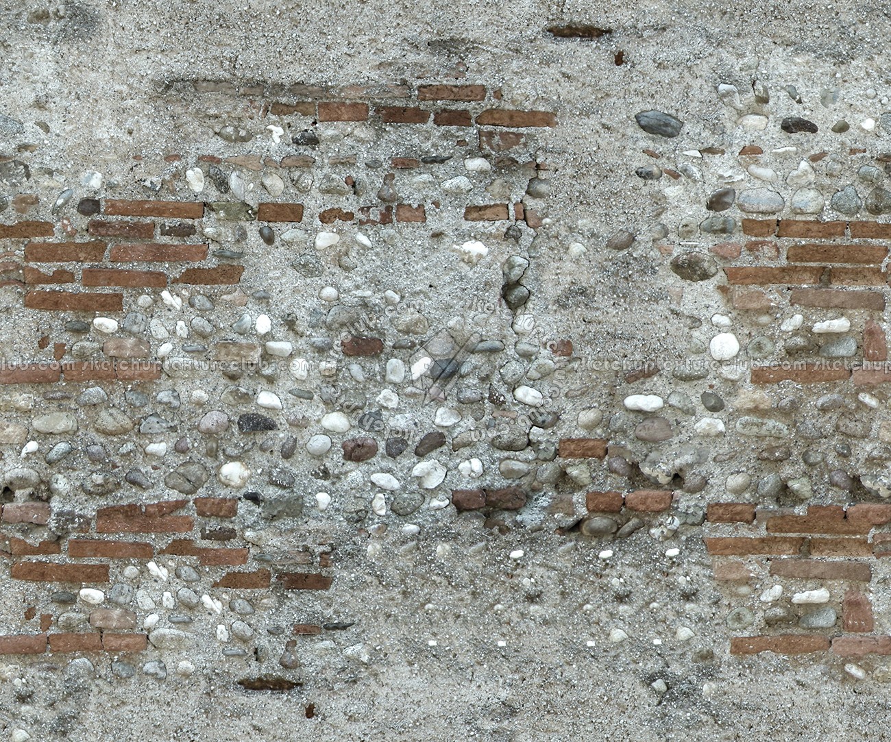 Textures   -   ARCHITECTURE   -   STONES WALLS   -   Damaged walls  - Damaged wall stone texture seamless 08249 (seamless)