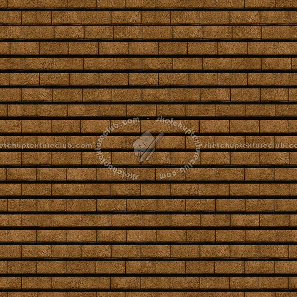 Textures   -   ARCHITECTURE   -   ROOFINGS   -   Flat roofs  - Eminence flat clay roof tiles texture seamless 03533 (seamless)