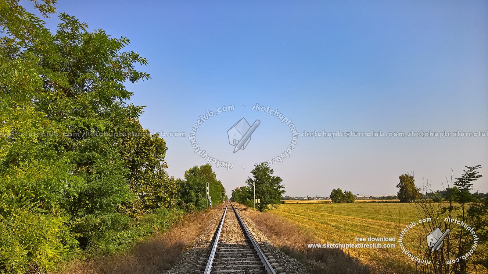 Textures   -   BACKGROUNDS &amp; LANDSCAPES   -   RAILROADS  - Railroad background 17760