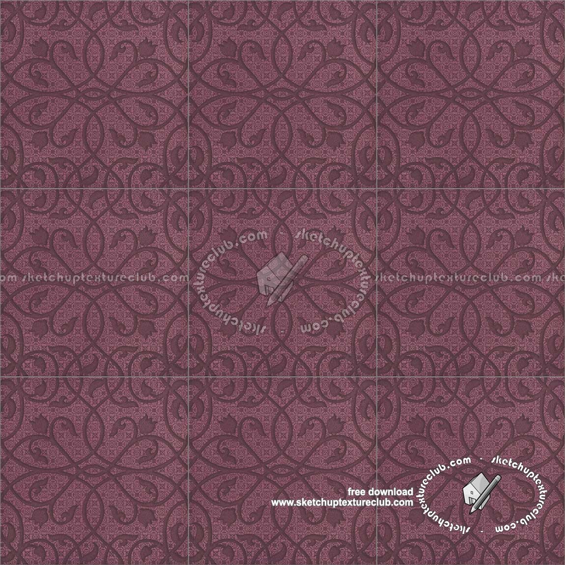 Textures   -   ARCHITECTURE   -   TILES INTERIOR   -   Ornate tiles   -   Mixed patterns  - Ceramic ornate tile texture seamless 20243 (seamless)