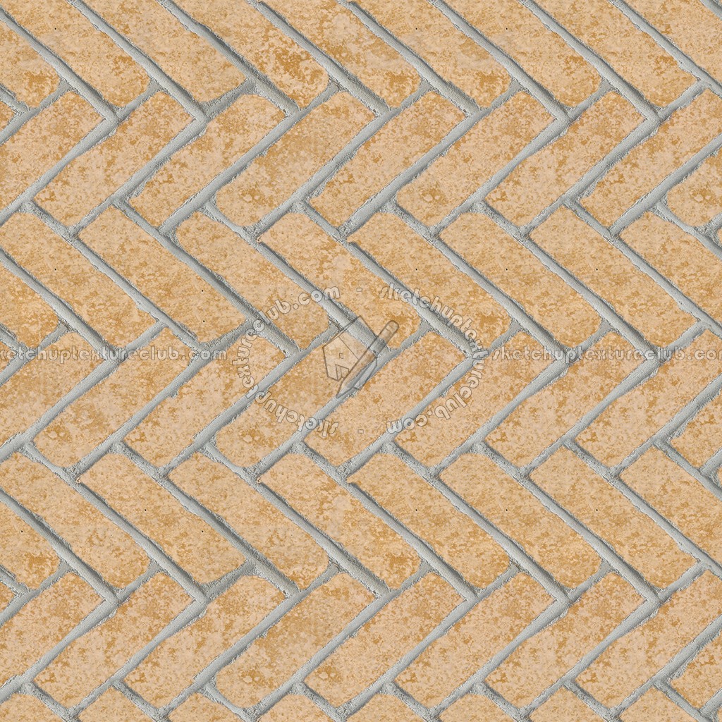 Textures   -   ARCHITECTURE   -   PAVING OUTDOOR   -   Terracotta   -   Herringbone  - Cotto paving herringbone outdoor texture seamless 06741 (seamless)