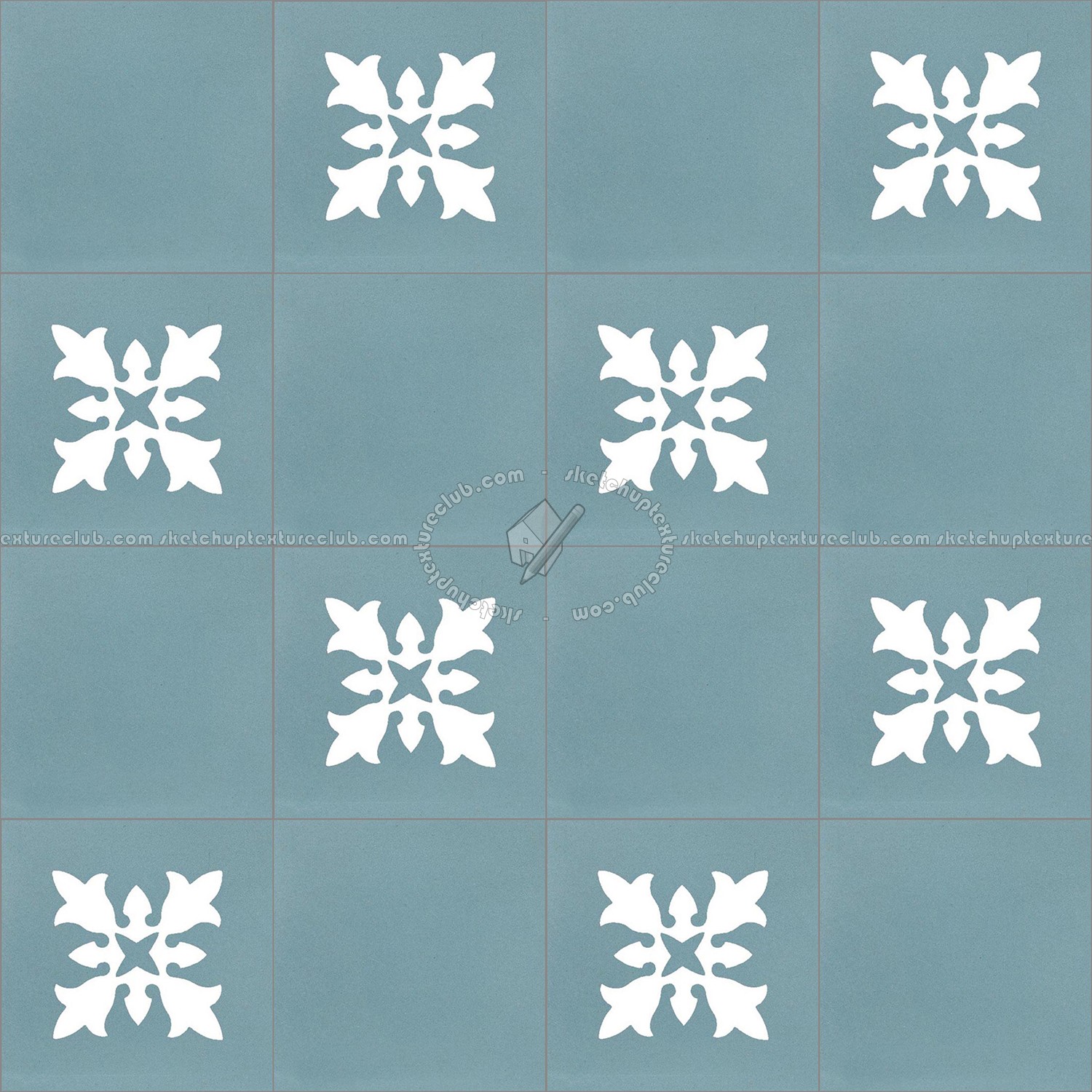 Textures   -   ARCHITECTURE   -   TILES INTERIOR   -   Cement - Encaustic   -   Encaustic  - Traditional encaustic cement ornate tile texture seamless 13450 (seamless)