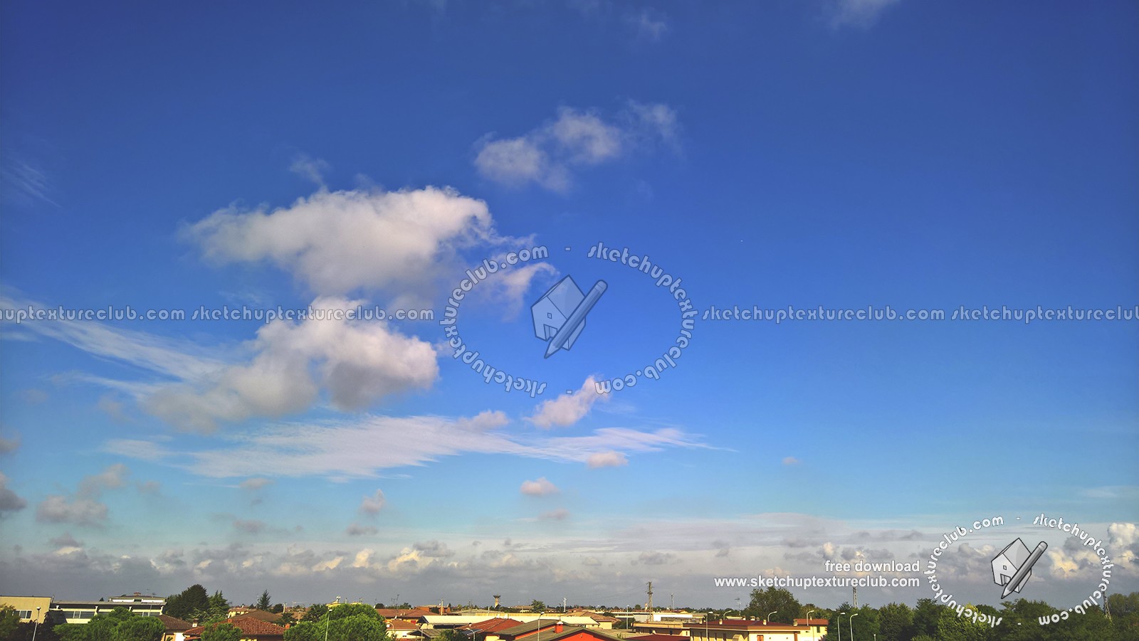 Textures   -   BACKGROUNDS &amp; LANDSCAPES   -   SKY &amp; CLOUDS  - Sky with city background 17794