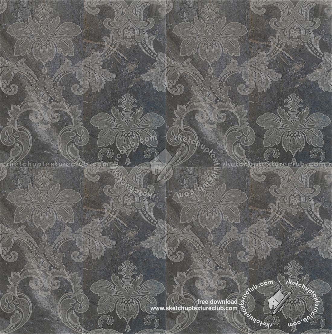 Textures   -   ARCHITECTURE   -   TILES INTERIOR   -   Marble tiles   -   coordinated themes  - Black marble cm 30x60 texture seamless 18133 (seamless)