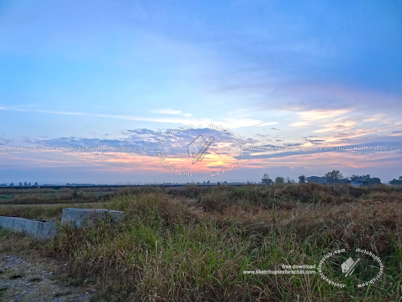 Textures   -   BACKGROUNDS & LANDSCAPES   -   SUNRISES & SUNSETS  - Sunrise background in the countryside 17709