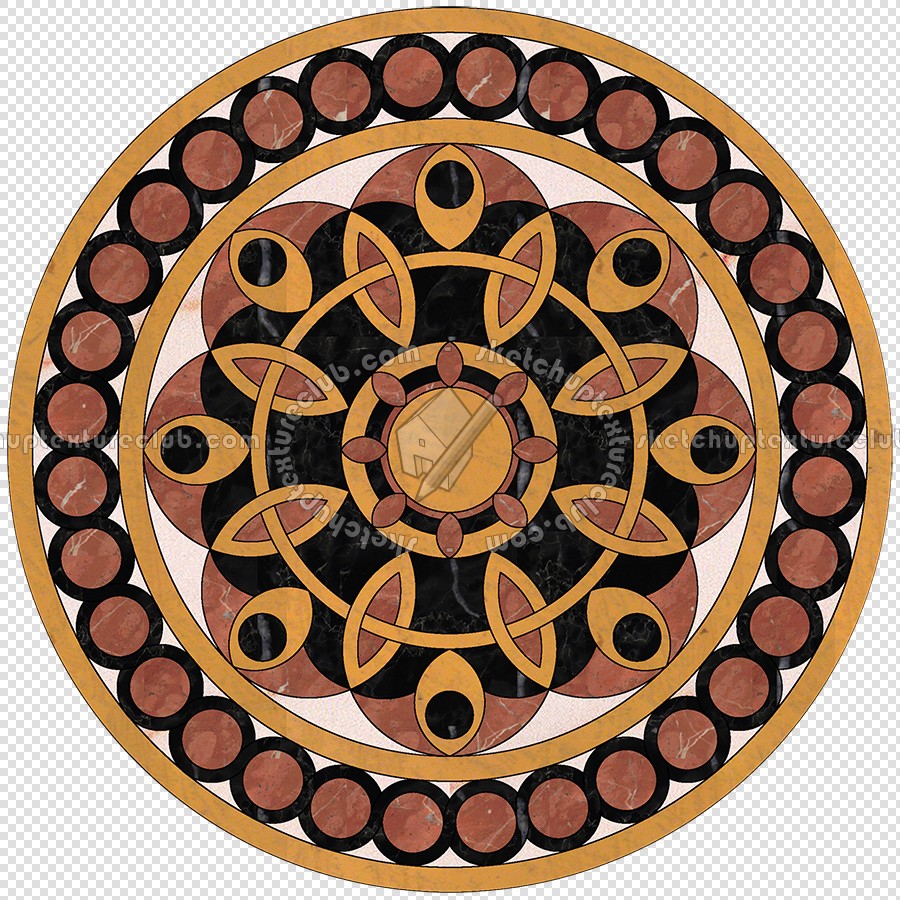 Textures   -   ARCHITECTURE   -   TILES INTERIOR   -   Water Jet   -   Medallions  - Water jet medallion texture seamless 16355 (seamless)