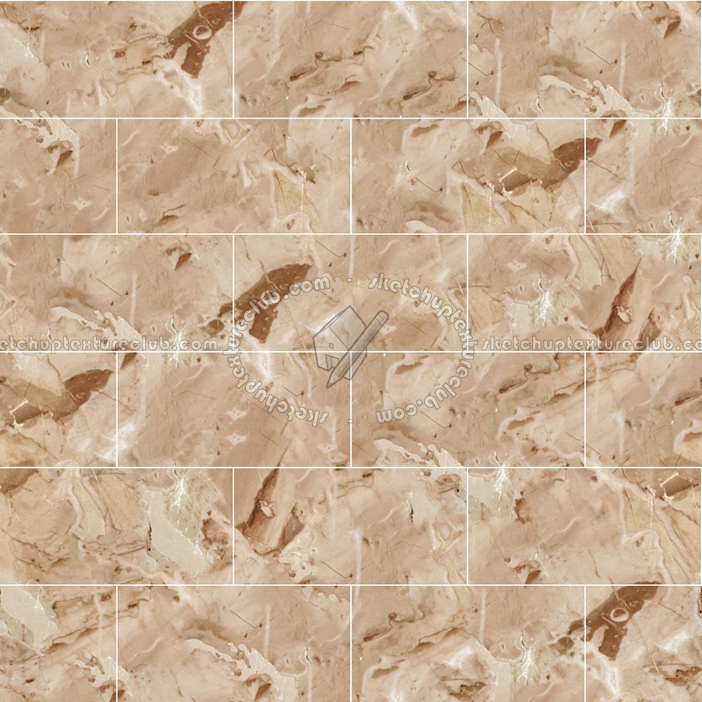 Textures   -   ARCHITECTURE   -   TILES INTERIOR   -   Marble tiles   -   Cream  - Breccia aurora marble tile texture seamless 14268 (seamless)