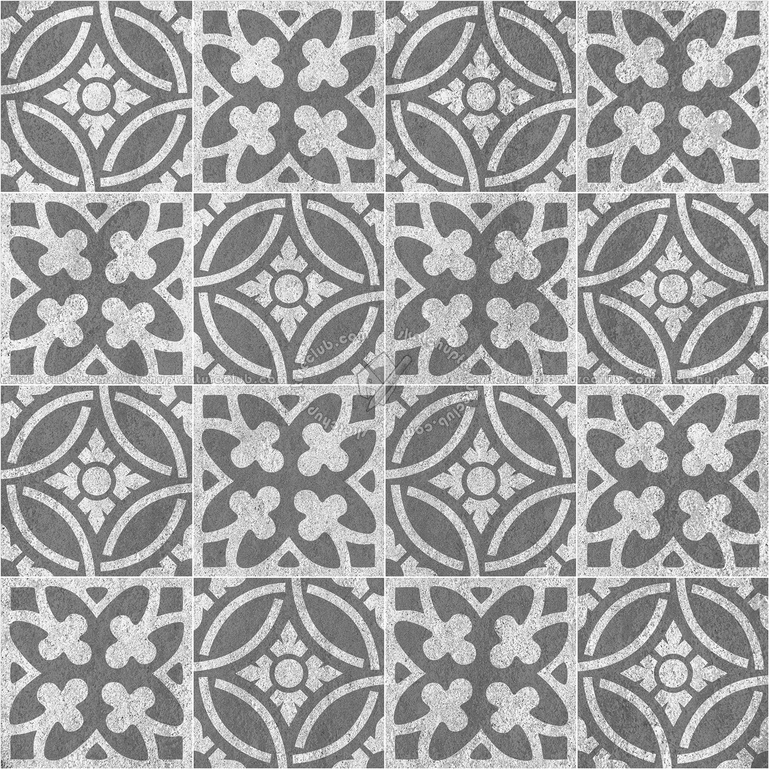 Textures   -   ARCHITECTURE   -   TILES INTERIOR   -   Cement - Encaustic   -   Victorian  - Victorian cement floor tile texture seamless 13673 (seamless)