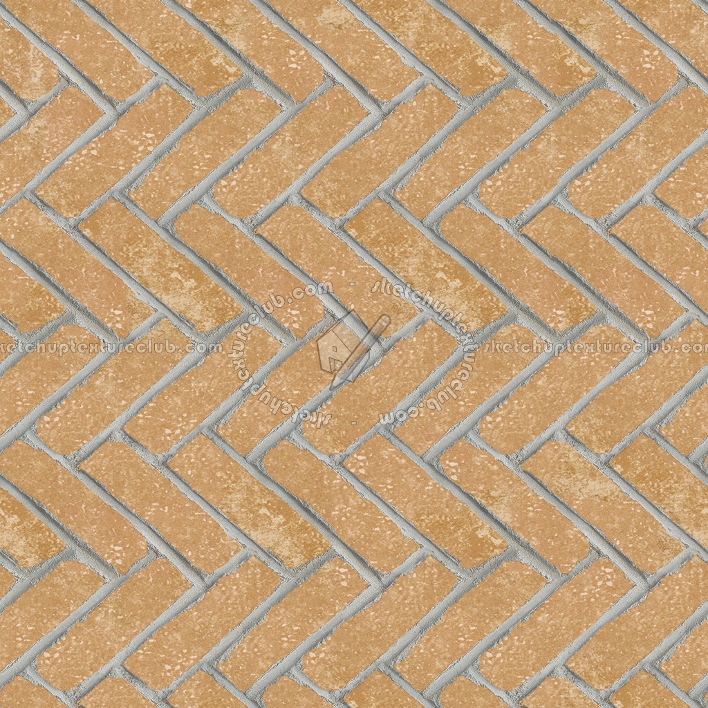 Textures   -   ARCHITECTURE   -   PAVING OUTDOOR   -   Terracotta   -   Herringbone  - Cotto paving herringbone outdoor texture seamless 06745 (seamless)
