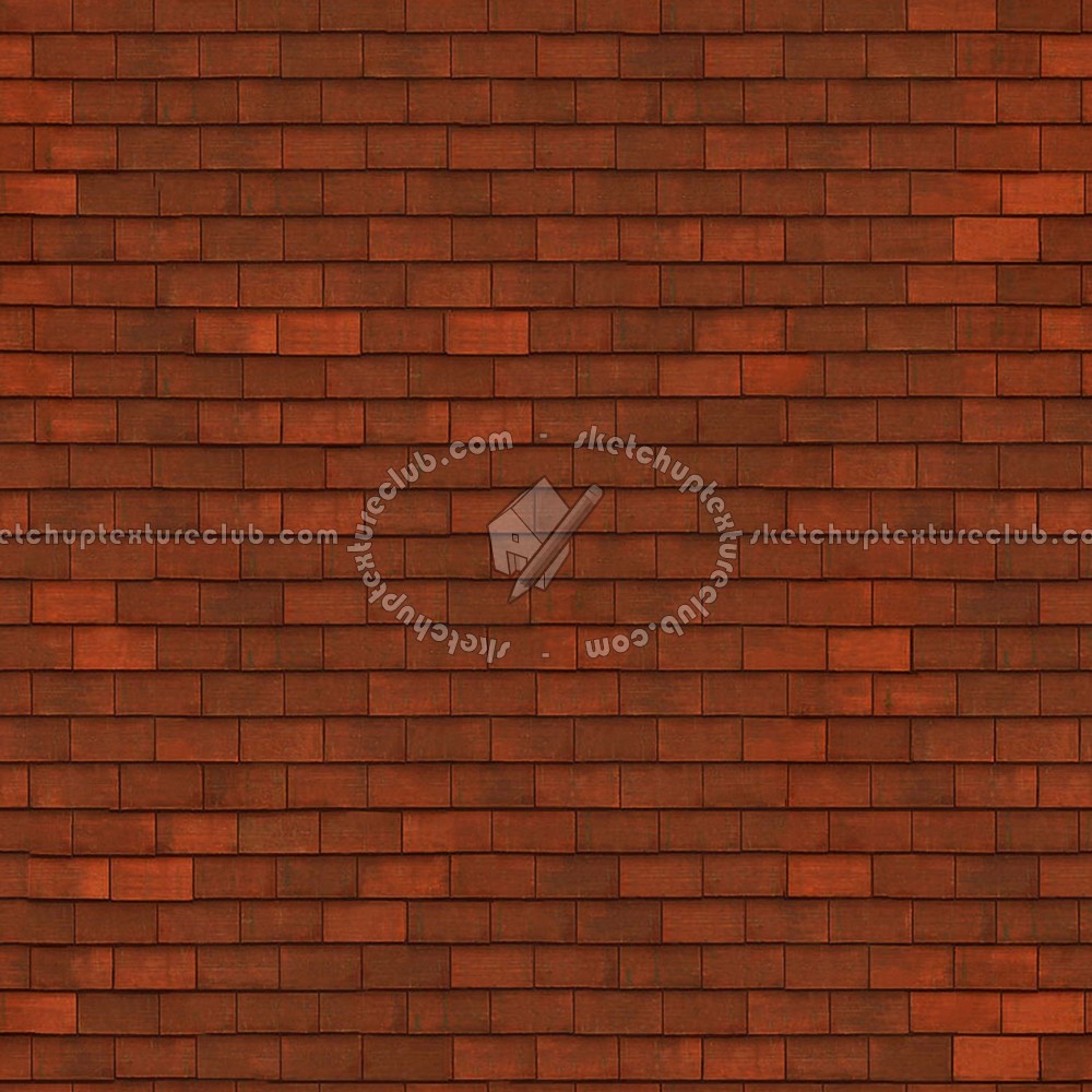 Textures   -   ARCHITECTURE   -   ROOFINGS   -   Flat roofs  - Gran cru flat clay roof tiles texture seamless 03538 (seamless)