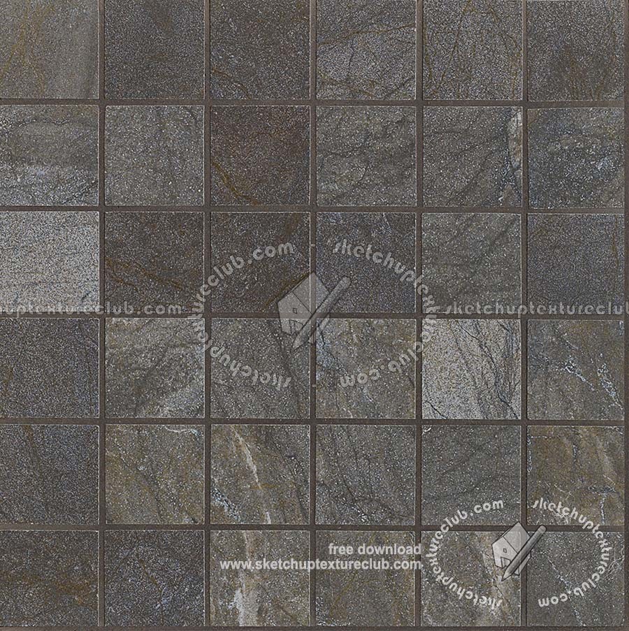 Textures   -   ARCHITECTURE   -   TILES INTERIOR   -   Marble tiles   -   coordinated themes  - Mosaic black raw marble cm 33x33 texture seamless 18135 (seamless)