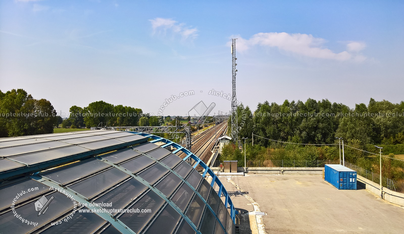 Textures   -   BACKGROUNDS &amp; LANDSCAPES   -   RAILROADS  - Railroad background 17766