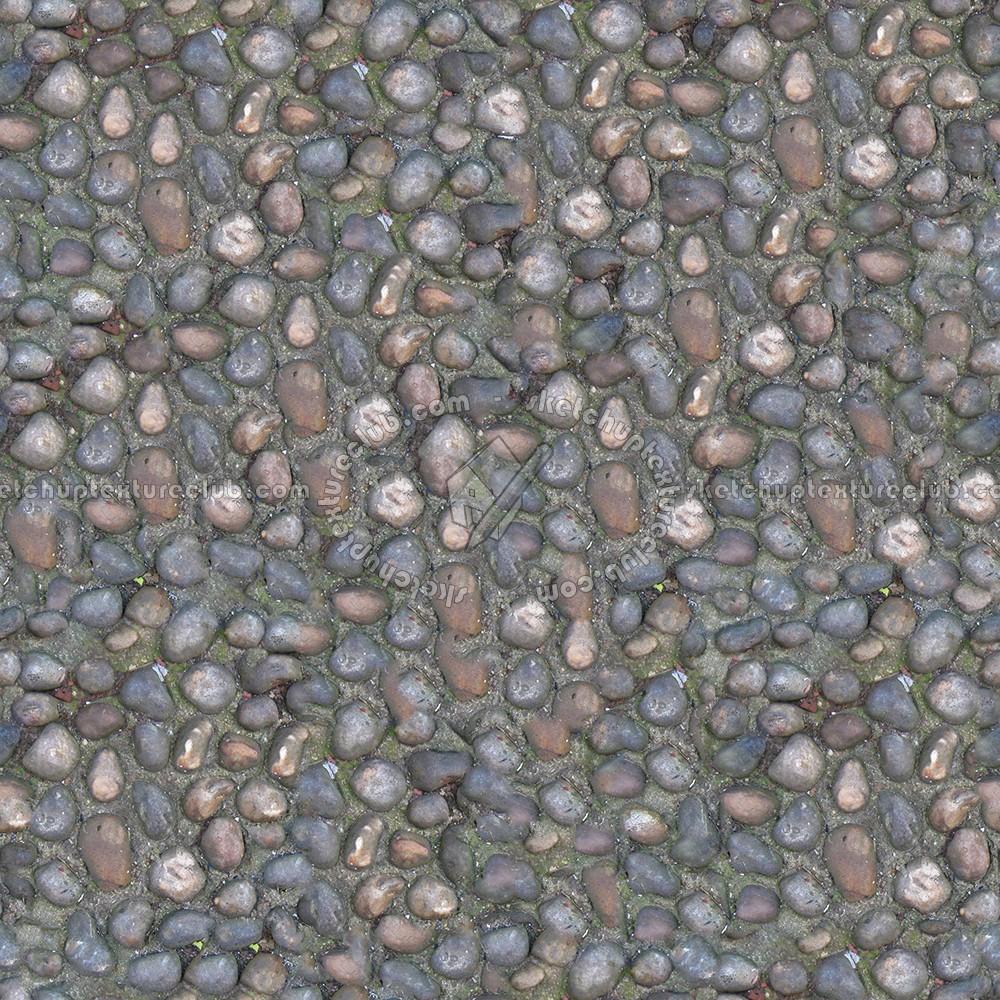 Textures   -   ARCHITECTURE   -   ROADS   -   Paving streets   -   Rounded cobble  - Rounded cobblestone texture seamless 07504 (seamless)