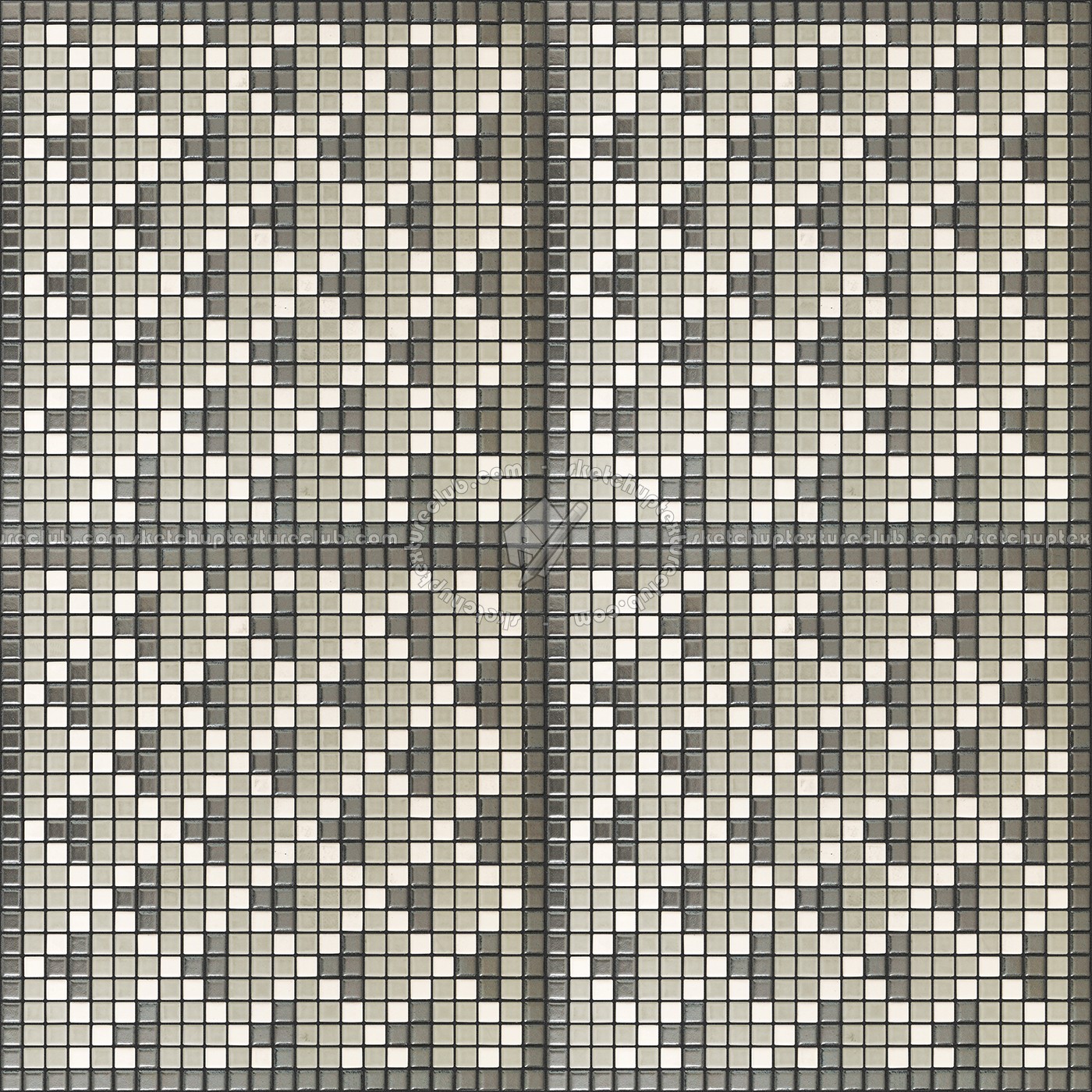 Textures   -   ARCHITECTURE   -   TILES INTERIOR   -   Mosaico   -   Classic format   -   Patterned  - Mosaico patterned tiles texture seamless 15048 (seamless)