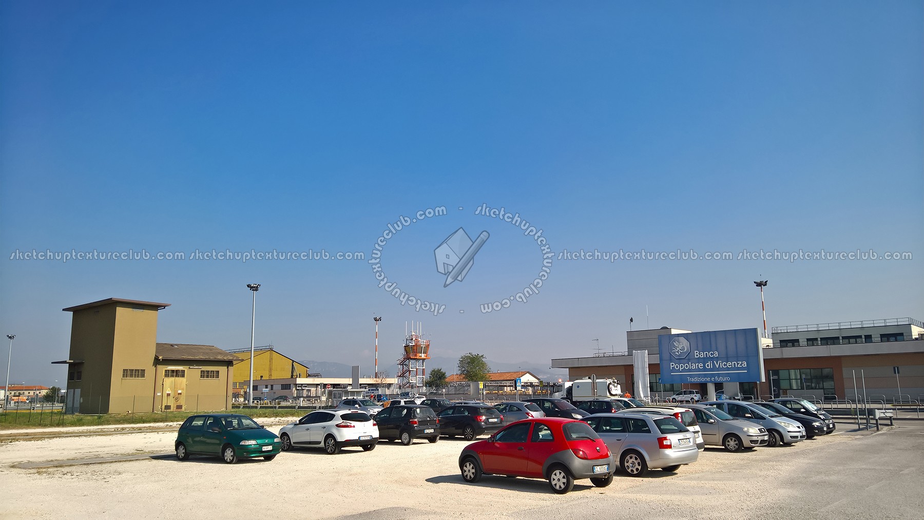 Textures   -   BACKGROUNDS &amp; LANDSCAPES   -   ROADS &amp; PARKINGS  - Parking landscape texture 17575