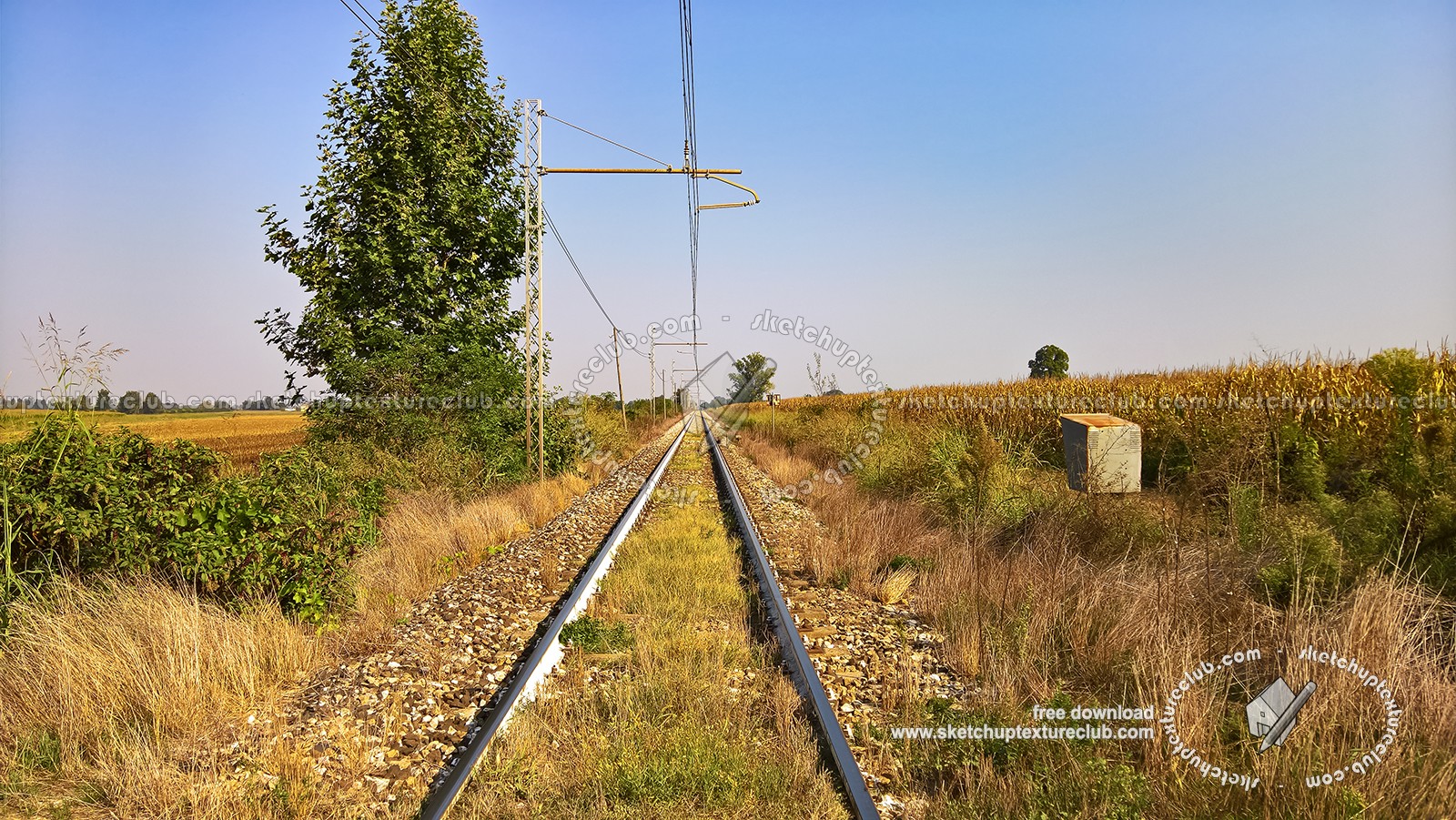 Textures   -   BACKGROUNDS &amp; LANDSCAPES   -   RAILROADS  - Railroad background 17771