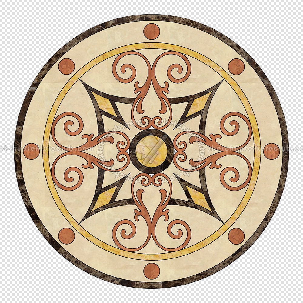 Textures   -   ARCHITECTURE   -   TILES INTERIOR   -   Water Jet   -   Medallions  - Water jet medallion texture 17073