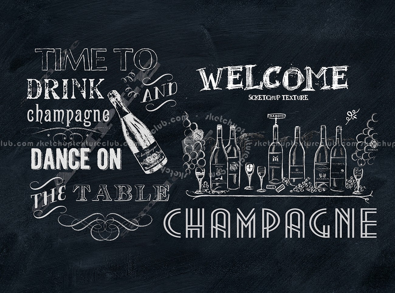 Textures   -   ARCHITECTURE   -   DECORATIVE PANELS   -   Chalkboard paint  - Chalkboard interior decorative panel 03071