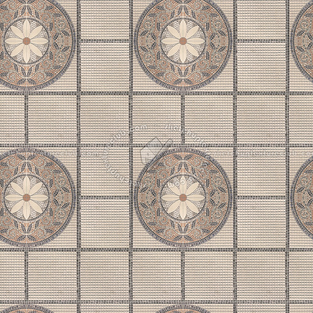 Textures   -   ARCHITECTURE   -   PAVING OUTDOOR   -   Mosaico  - Mosaic paving outdoor texture seamless 06064 (seamless)