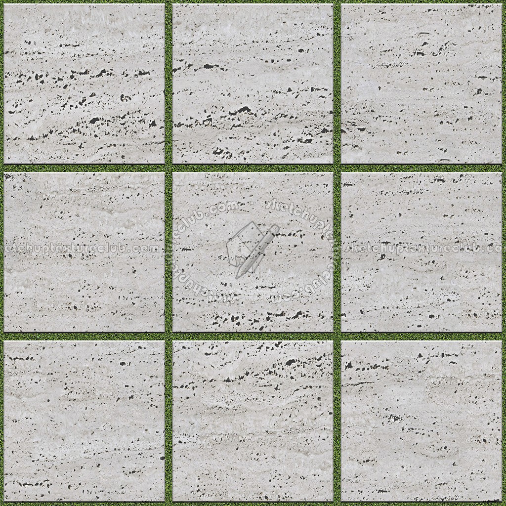 Textures   -   ARCHITECTURE   -   PAVING OUTDOOR   -   Marble  - Roman travertine paving outdoor texture seamless 17052 (seamless)
