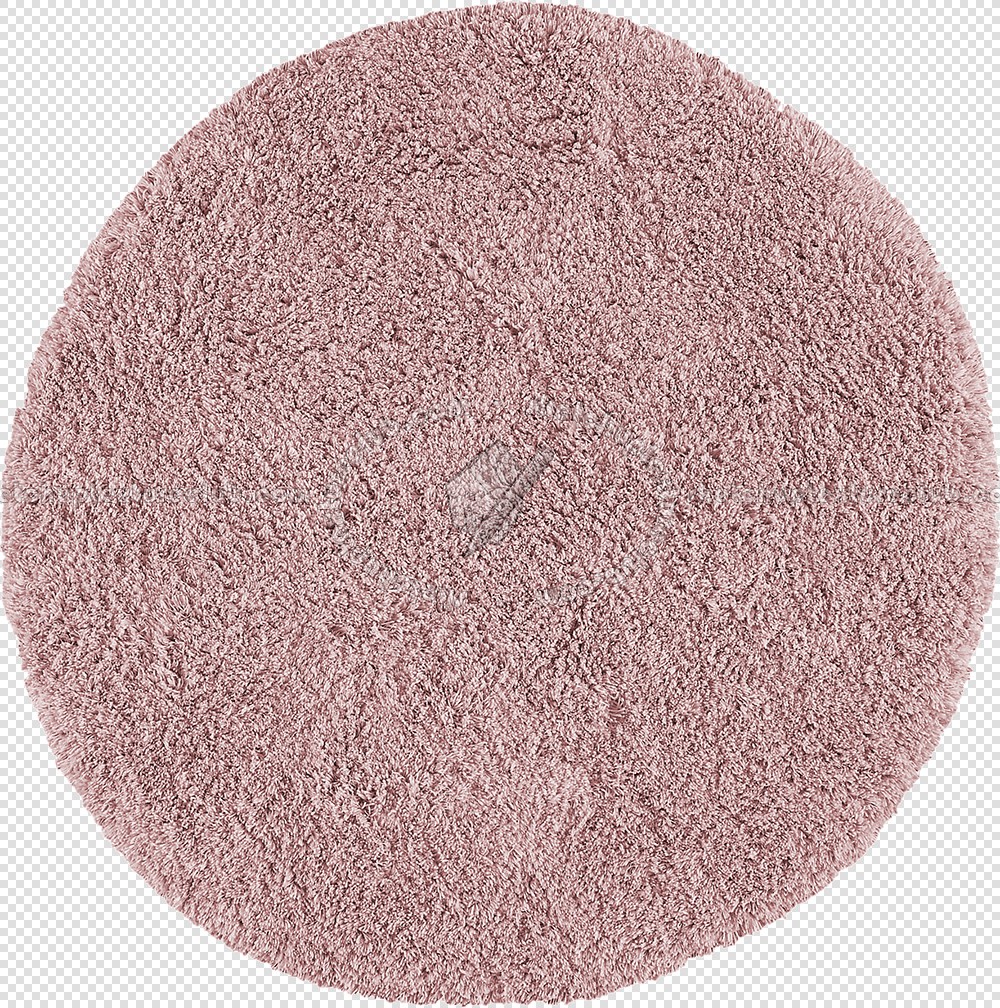 Textures   -   MATERIALS   -   RUGS   -   Round rugs  - Round long pile rug texture 19976