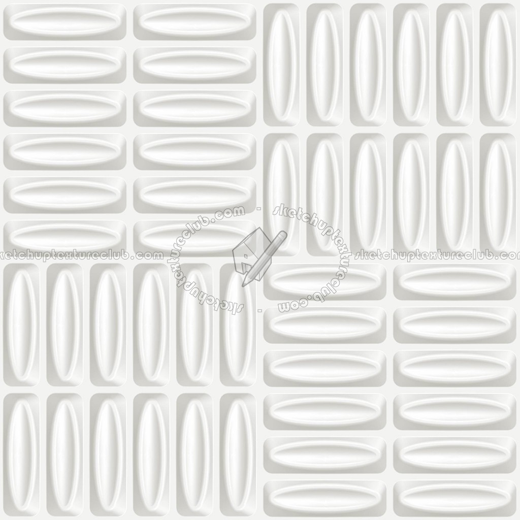 Textures   -   ARCHITECTURE   -   DECORATIVE PANELS   -   3D Wall panels   -   White panels  - White interior 3D wall panel texture seamless 02952 (seamless)