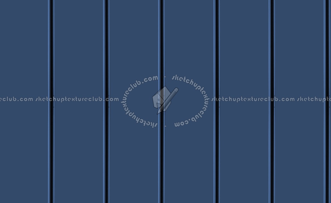 Textures   -   MATERIALS   -   METALS   -   Facades claddings  - Blue metal facade cladding texture seamless 10124 (seamless)