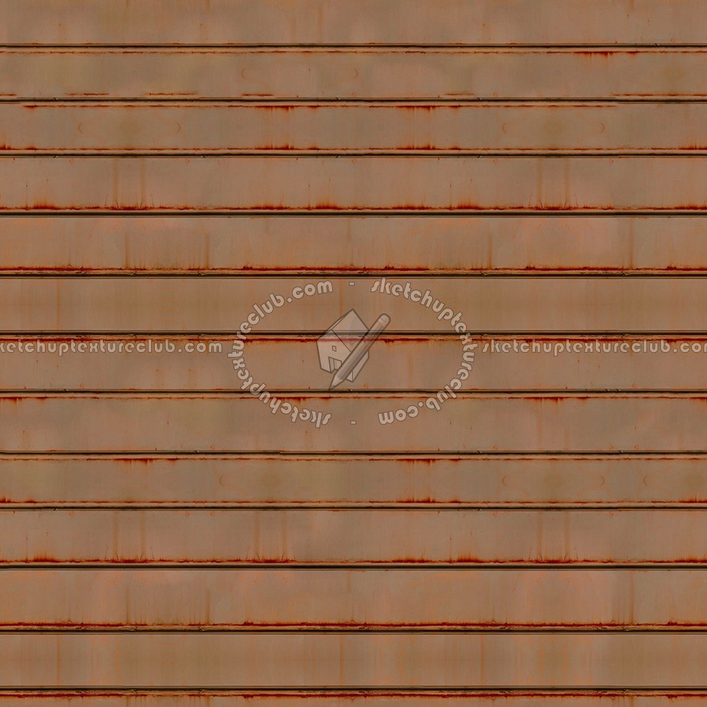 Textures   -   MATERIALS   -   METALS   -   Corrugated  - Rusted painted corrugated metal texture seamless 09943 (seamless)