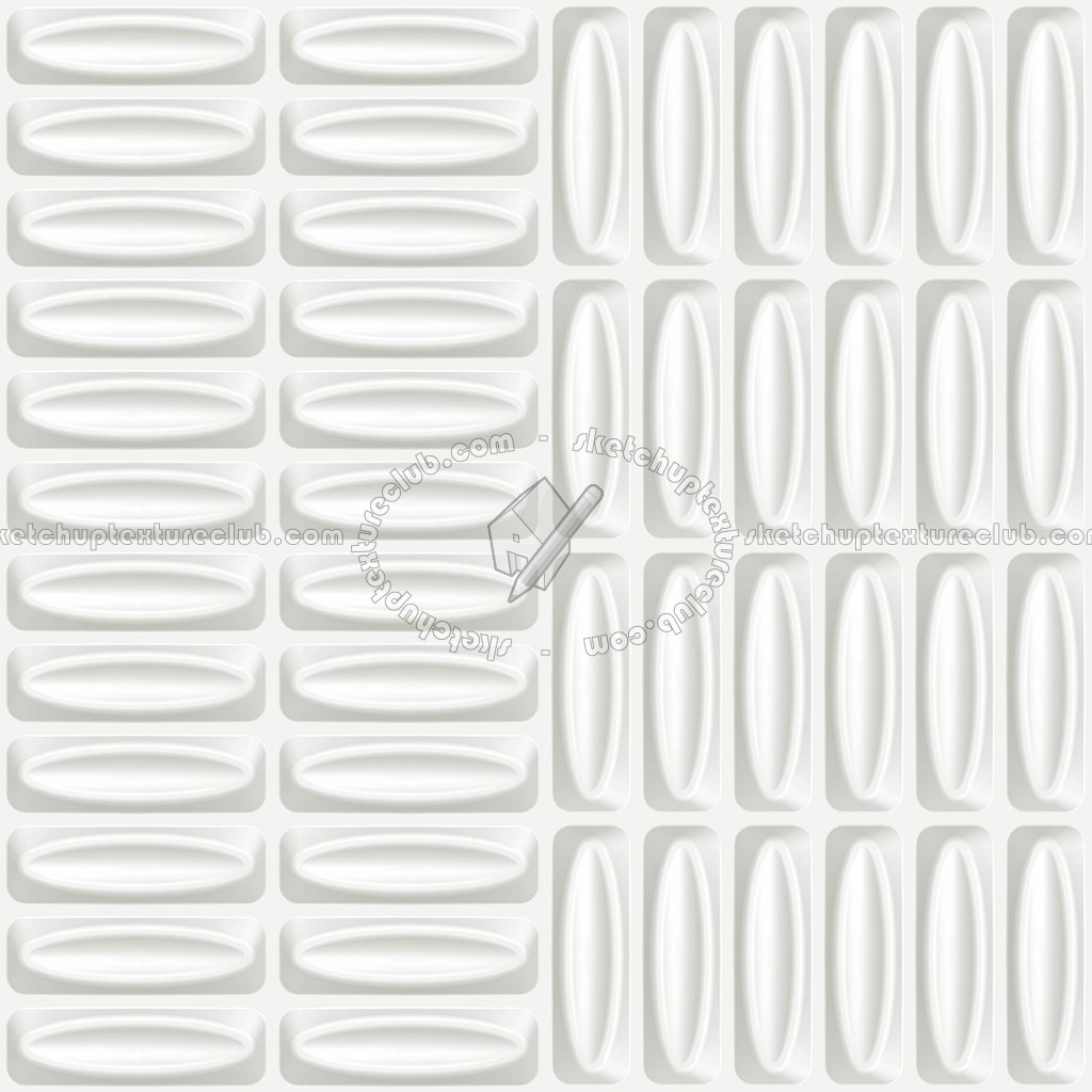 Textures   -   ARCHITECTURE   -   DECORATIVE PANELS   -   3D Wall panels   -   White panels  - White interior 3D wall panel texture seamless 02953 (seamless)