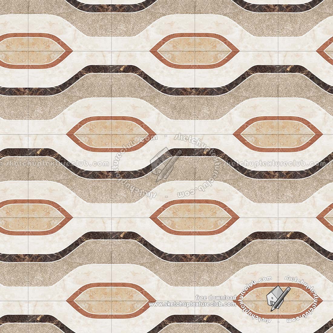 Textures   -   ARCHITECTURE   -   TILES INTERIOR   -   Marble tiles   -   coordinated themes  - Marble and stone tile texture seamless 18142 (seamless)