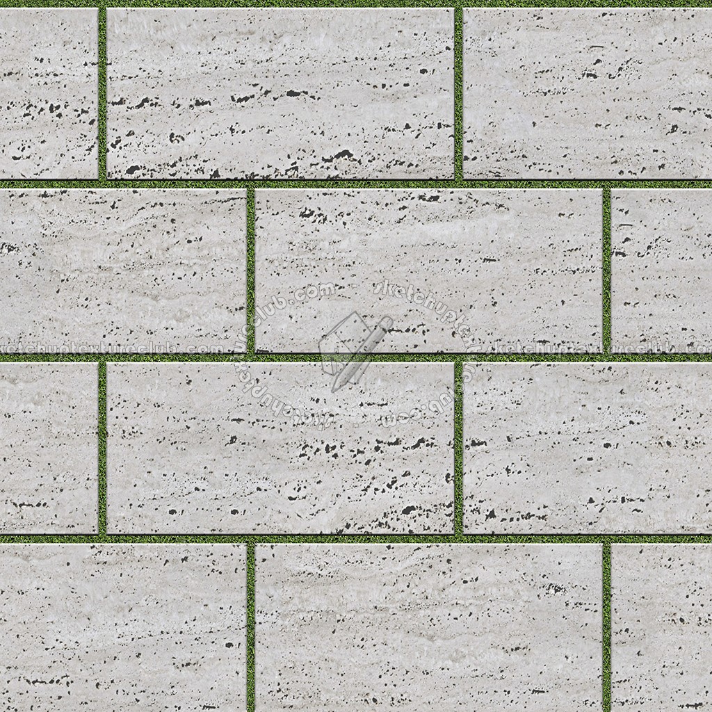 Textures   -   ARCHITECTURE   -   PAVING OUTDOOR   -   Marble  - Roman travertine paving outdoor texture seamless 17054 (seamless)