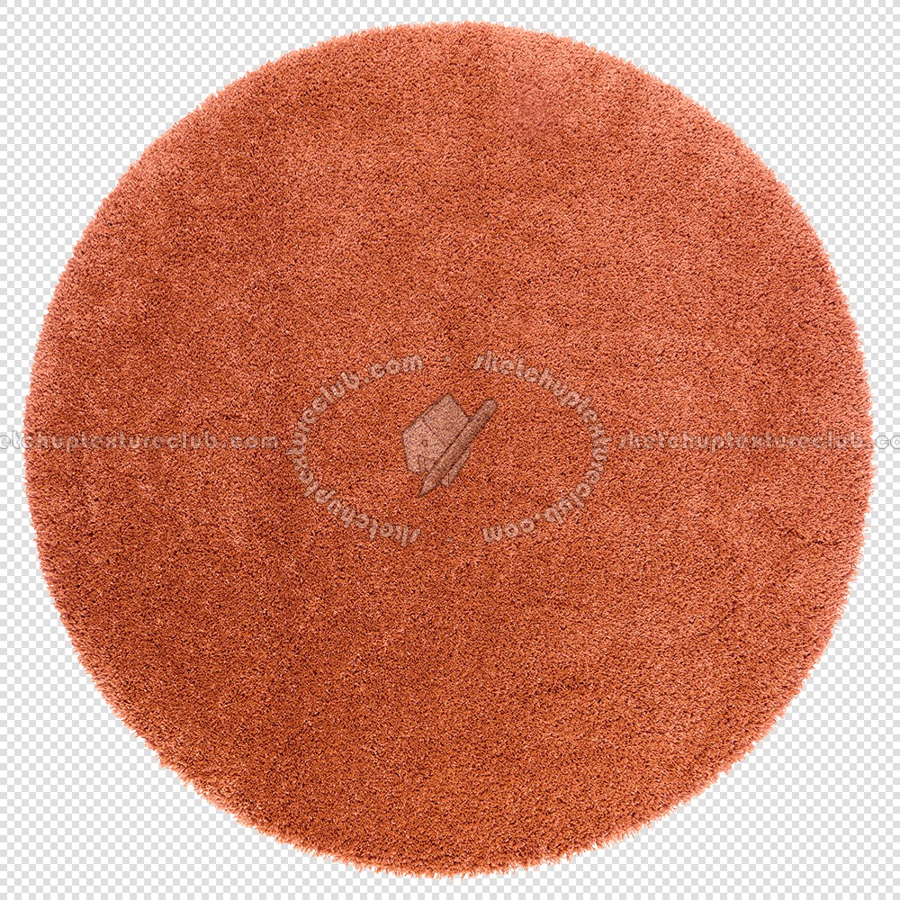 Textures   -   MATERIALS   -   RUGS   -   Round rugs  - Round long pile rug texture 19978