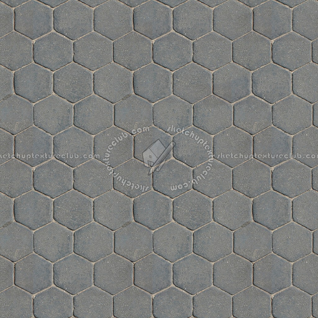 Textures   -   ARCHITECTURE   -   PAVING OUTDOOR   -   Hexagonal  - Stone paving outdoor hexagonal texture seamless 06008 (seamless)