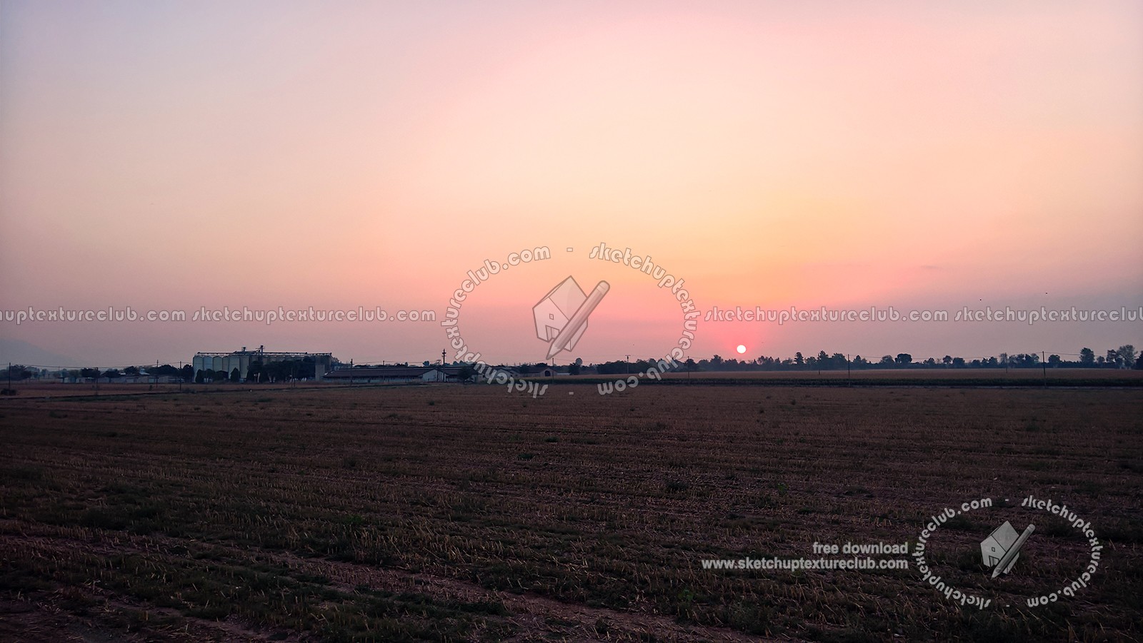 Textures   -   BACKGROUNDS & LANDSCAPES   -   SUNRISES & SUNSETS  - Sunrise background in the countryside 17718