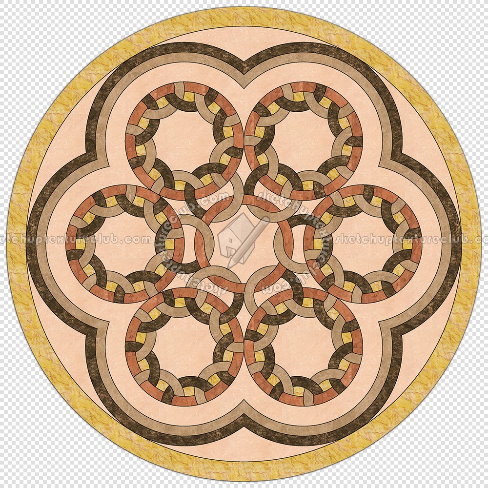 Textures   -   ARCHITECTURE   -   TILES INTERIOR   -   Water Jet   -   Medallions  - Water jet medallion texture 17076