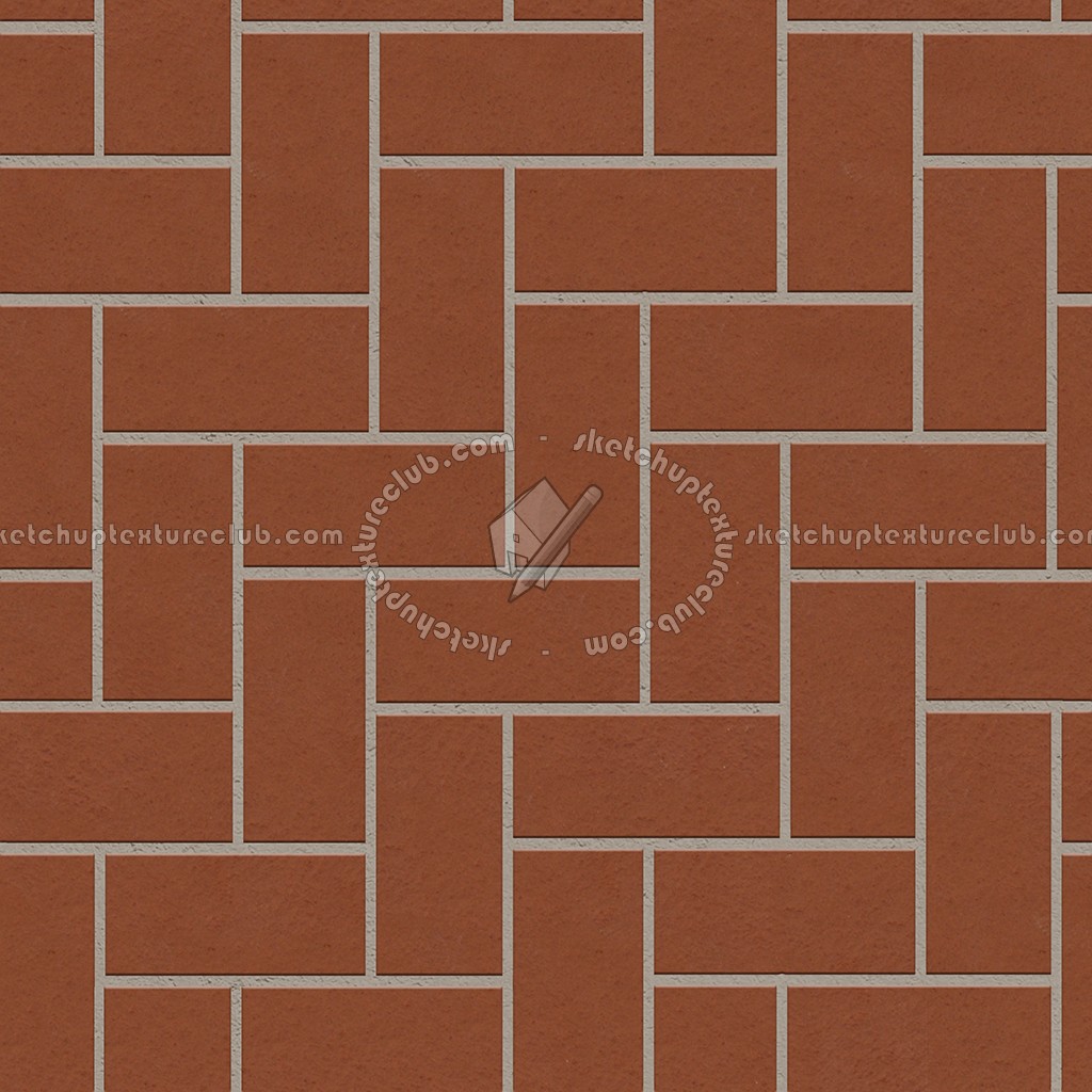 Textures   -   ARCHITECTURE   -   PAVING OUTDOOR   -   Terracotta   -   Herringbone  - Cotto paving herringbone outdoor texture seamless 06753 (seamless)