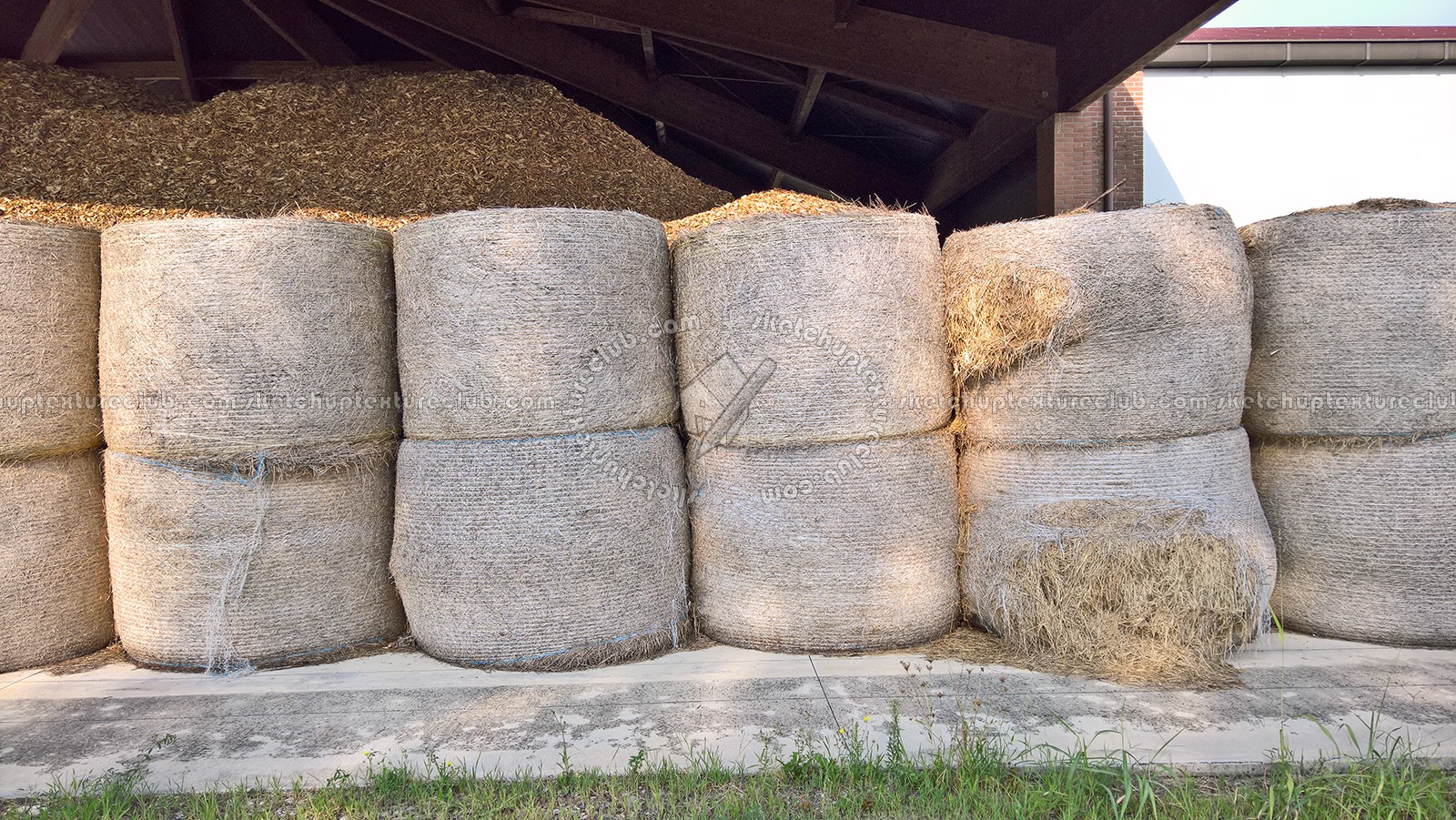 Textures   -   BACKGROUNDS & LANDSCAPES   -   NATURE   -   Countrysides & Hills  - Countryside landscape with hay rolls 17622