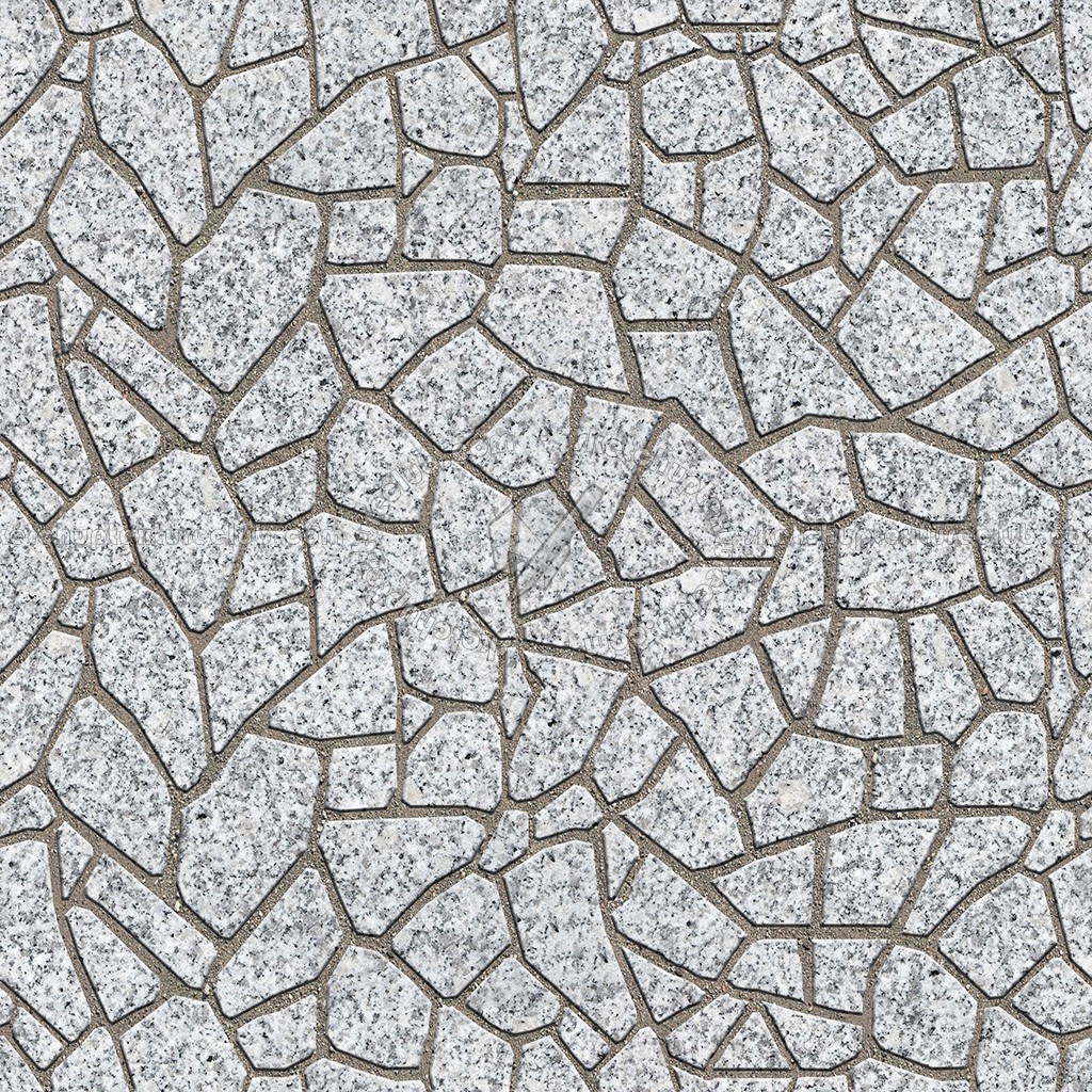 Textures   -   ARCHITECTURE   -   PAVING OUTDOOR   -   Flagstone  - Granite paving flagstone texture seamless 05892 (seamless)