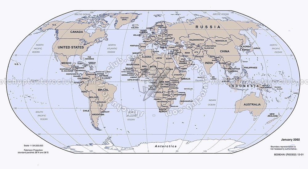 Textures   -   ARCHITECTURE   -   DECORATIVE PANELS   -   World maps   -   Various maps  - Mural map interior decoration 03188