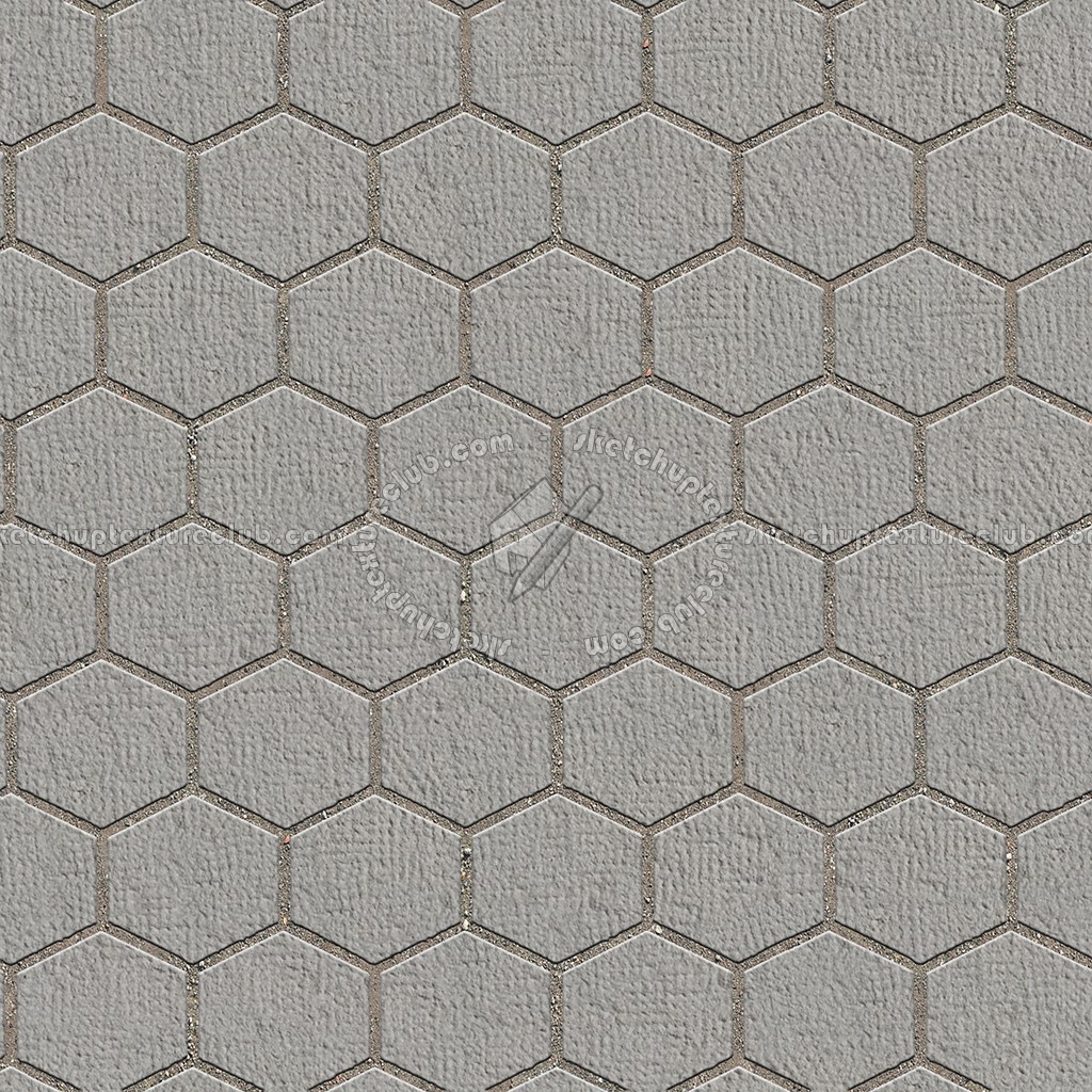 Textures   -   ARCHITECTURE   -   PAVING OUTDOOR   -   Hexagonal  - Stone paving outdoor hexagonal texture seamless 06009 (seamless)