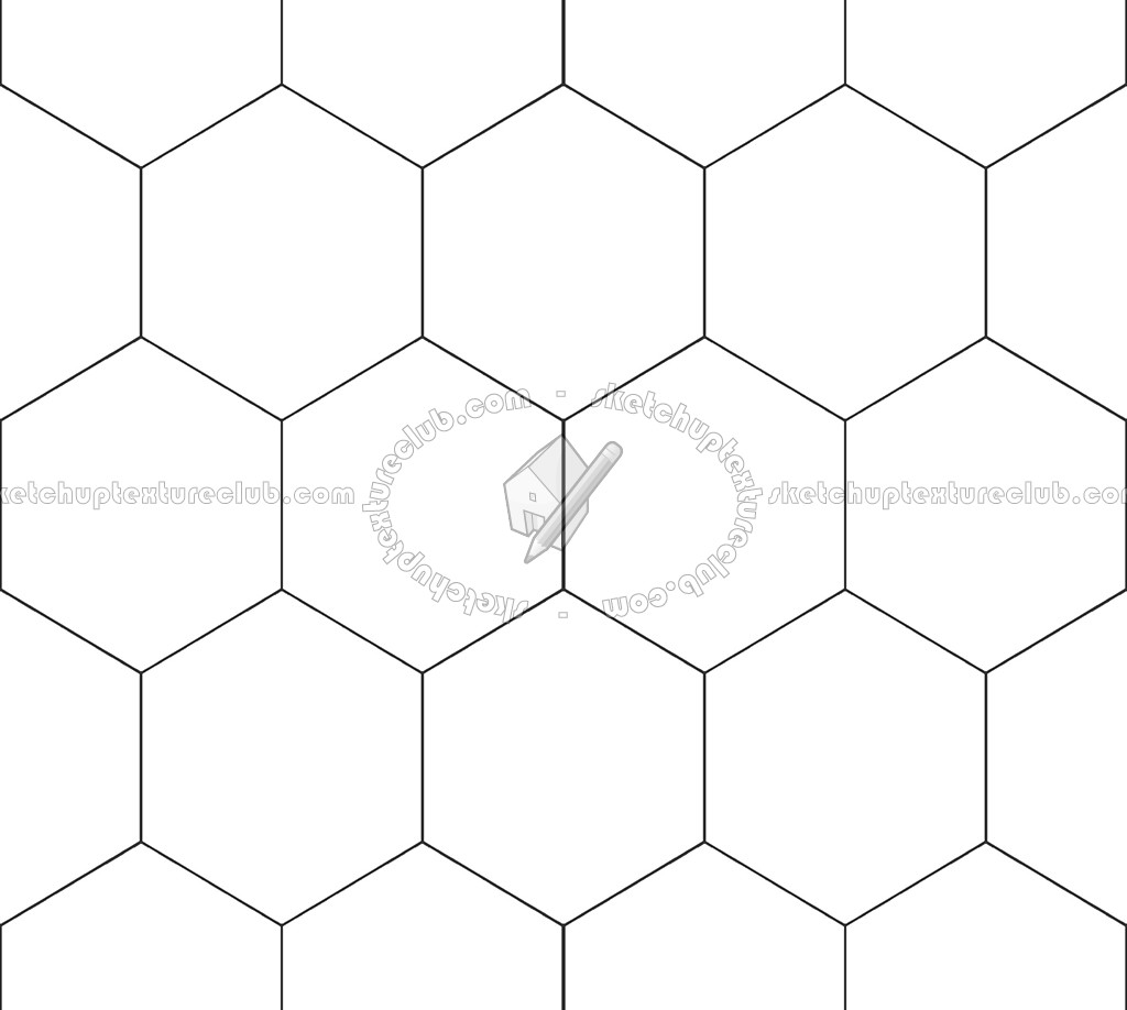 Textures   -   ARCHITECTURE   -   TILES INTERIOR   -   Hexagonal mixed  - Concrete hexagonal tile texture seamless 18116 - Bump