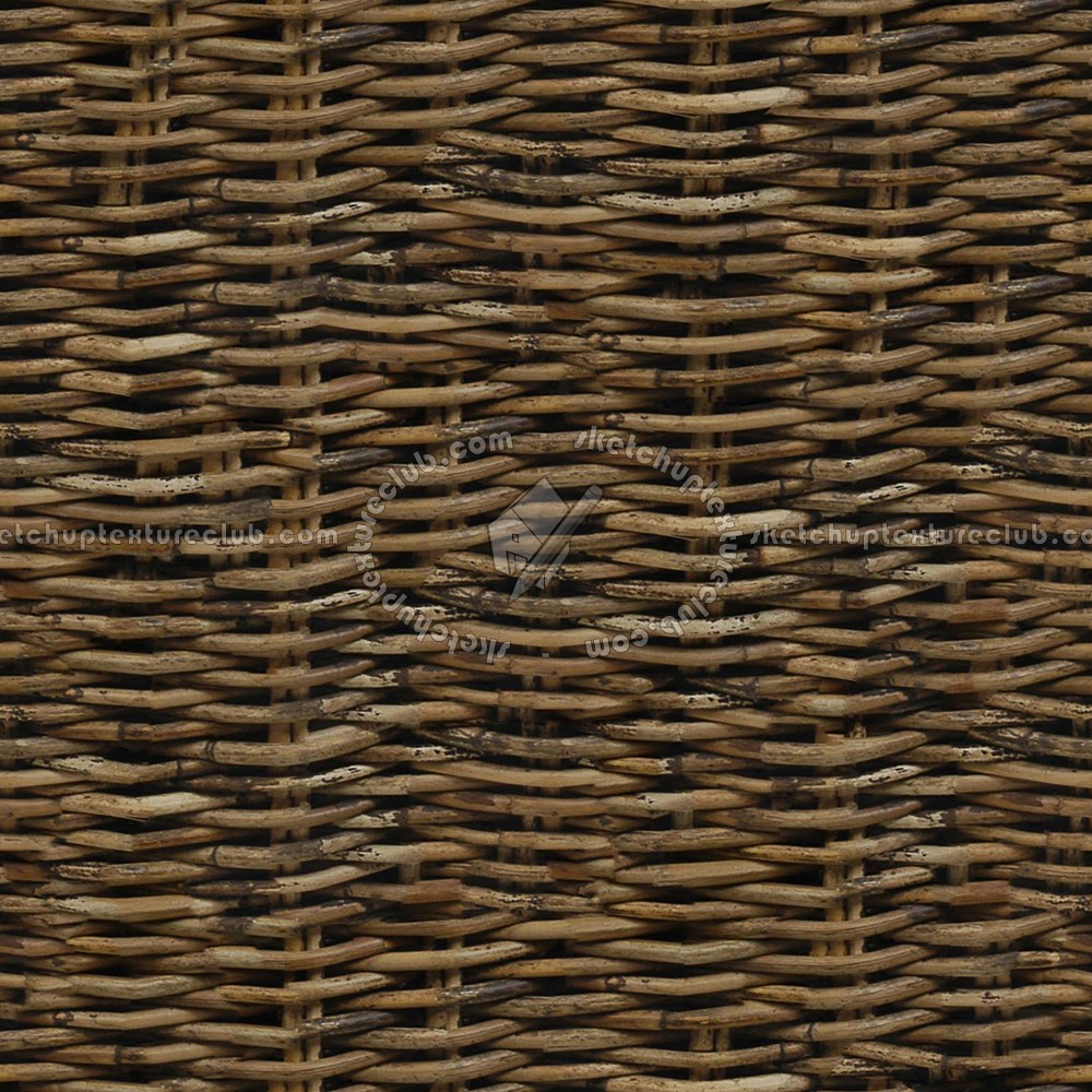 Textures   -   NATURE ELEMENTS   -   RATTAN &amp; WICKER  - Old rattan texture seamless 12499 (seamless)