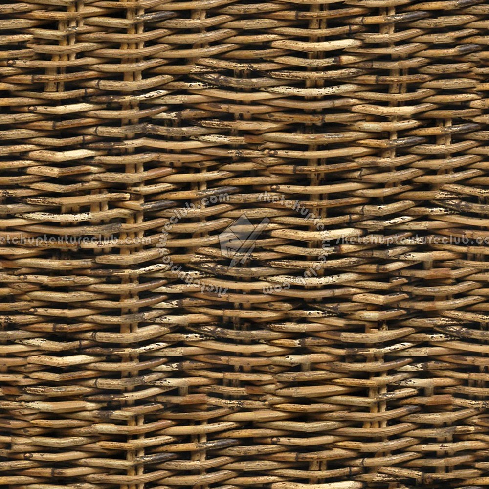 Textures   -   NATURE ELEMENTS   -   RATTAN &amp; WICKER  - Old rattan texture seamless 12500 (seamless)