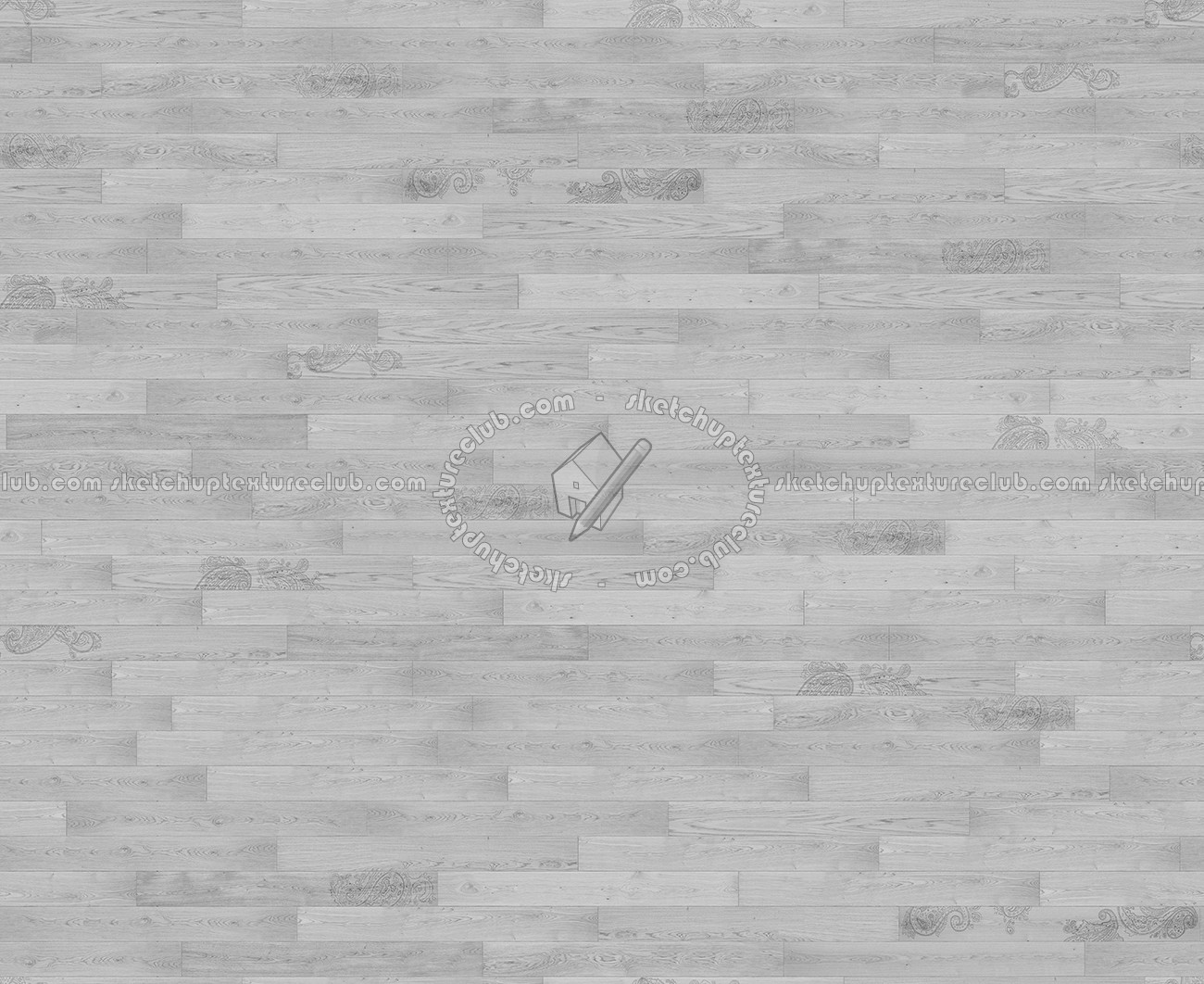 Textures   -   ARCHITECTURE   -   WOOD FLOORS   -   Decorated  - Parquet decorated texture seamless 04654 - Bump